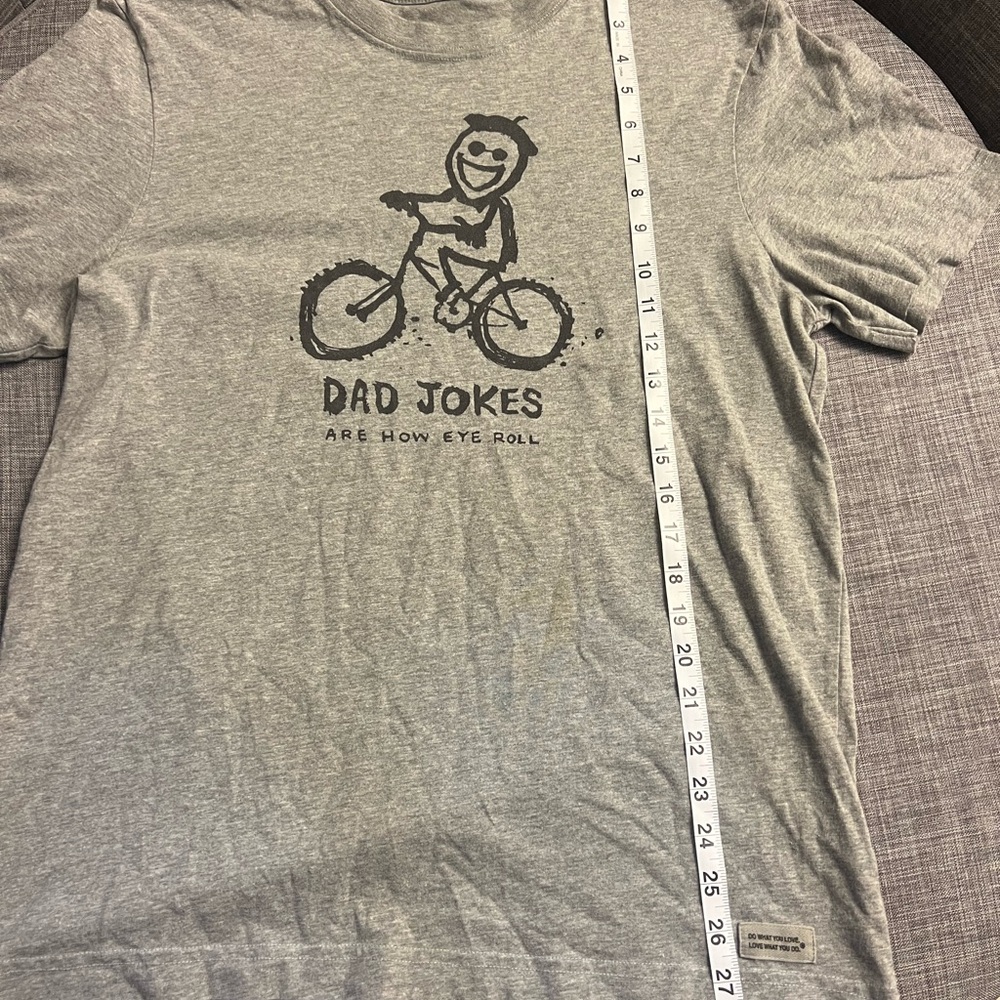 Life Is Good Gray Motivational T-Shirt - Picture 8 of 10